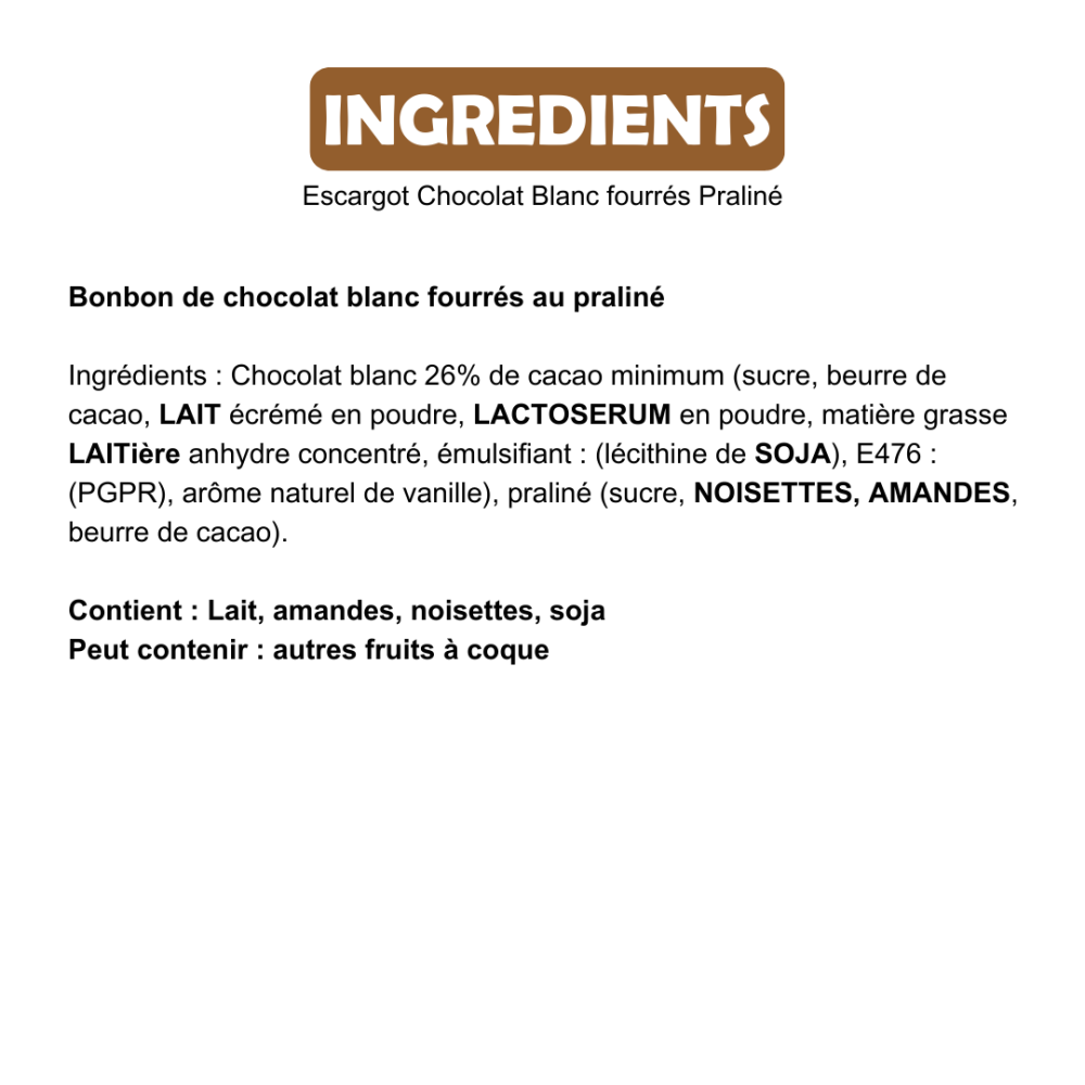 Sachet - Parfums au choix - Chocolaterie de Bourgogne La Boutique